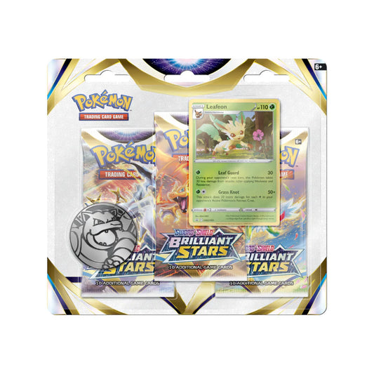 Brilliant Stars Leafeon 3 Pack Blister